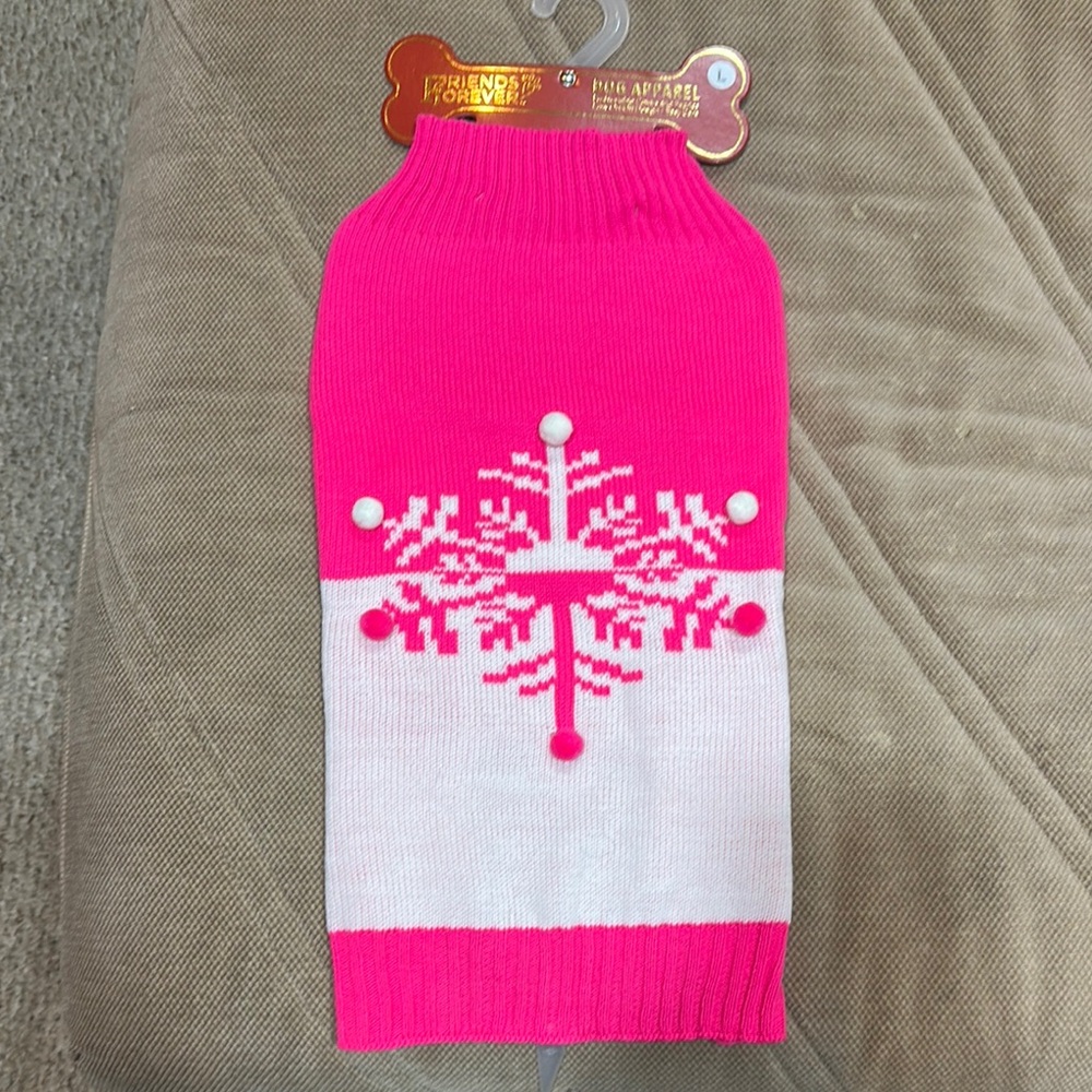 Friends Forever dog sweater